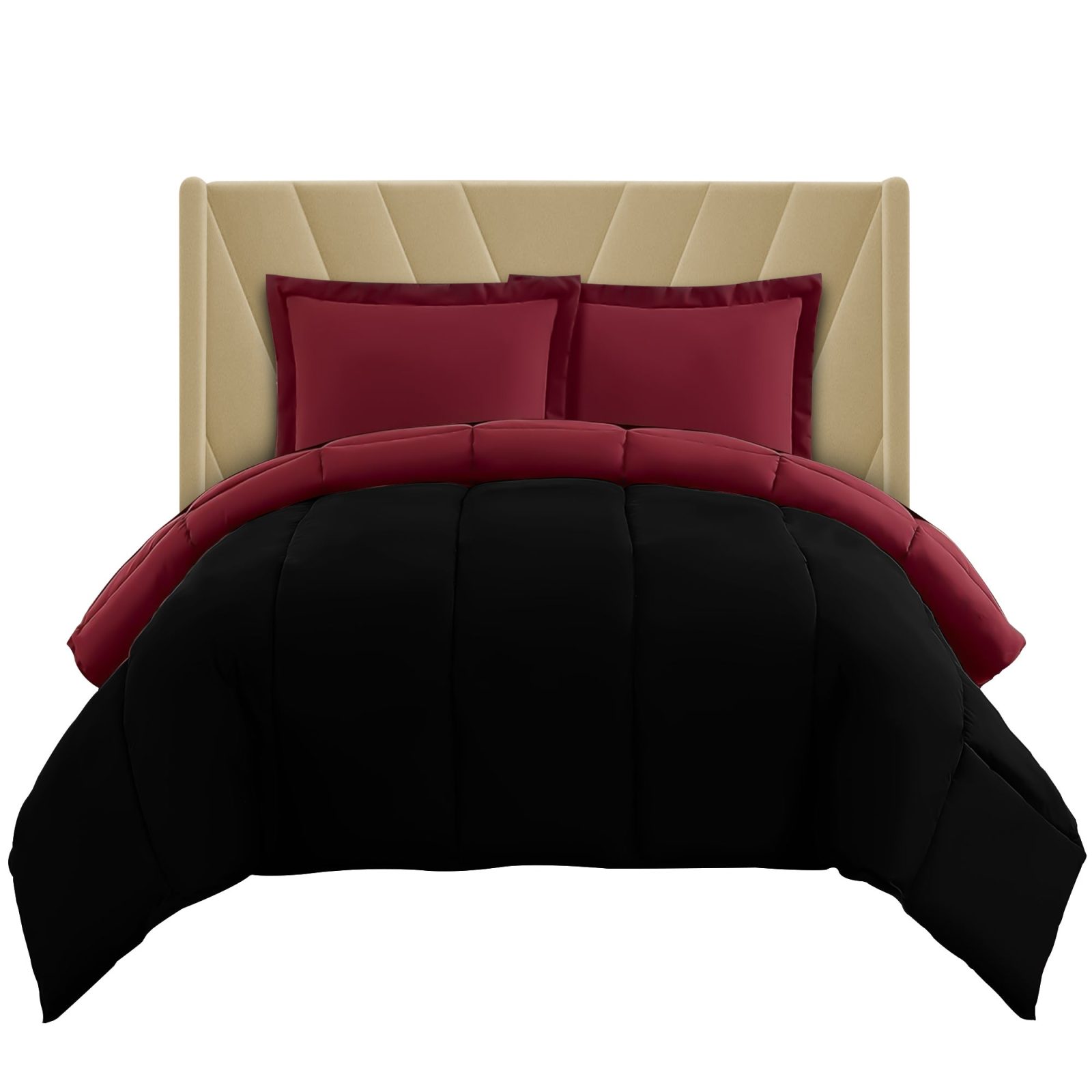 2-Tone Reversible Duvet Set – Single