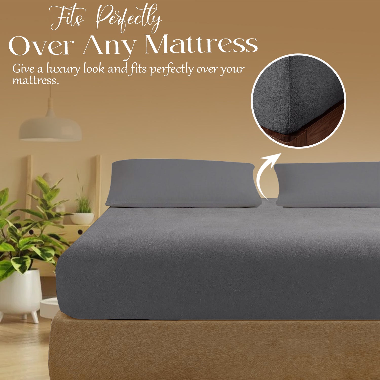 Deep Fitted Sheet (26cm) – Single