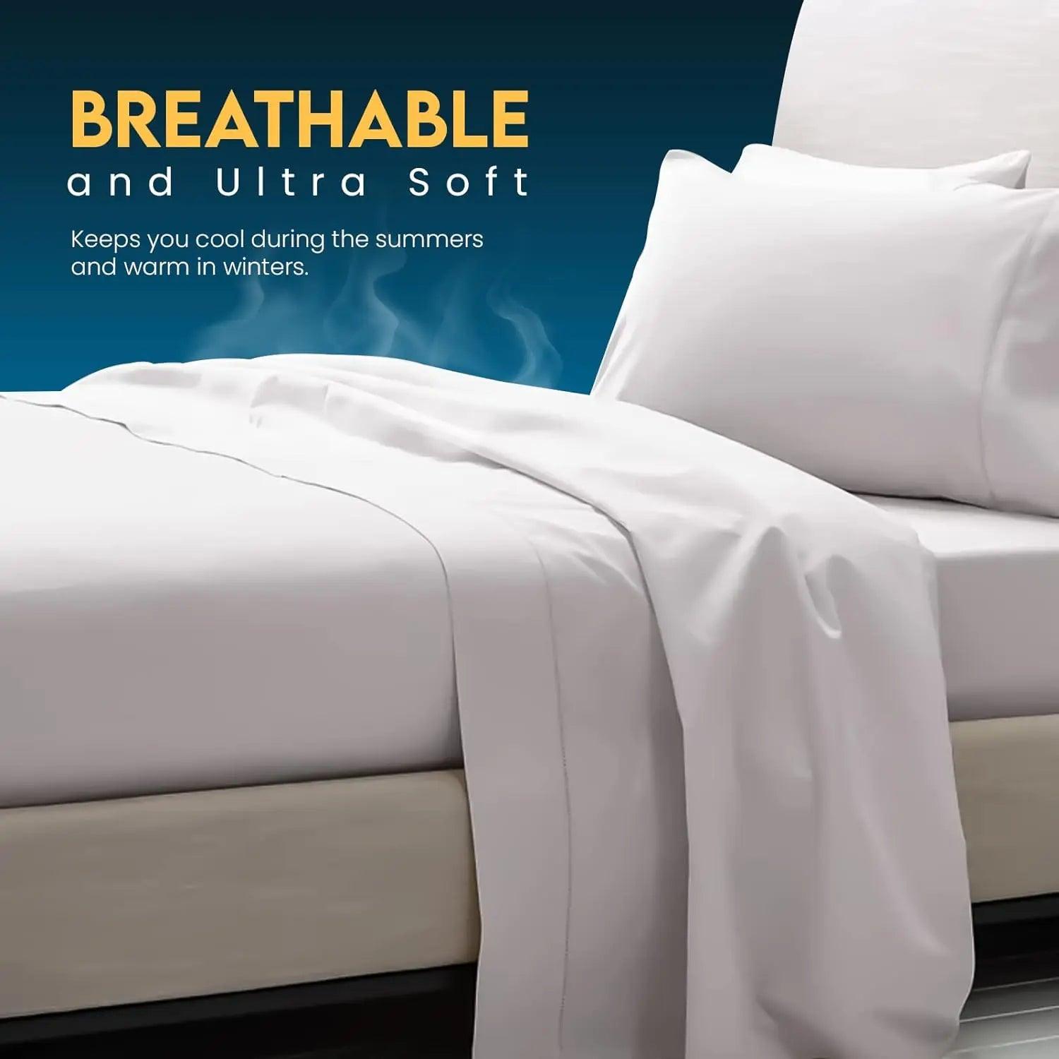 Egyptian Cotton Flat Sheet – Single