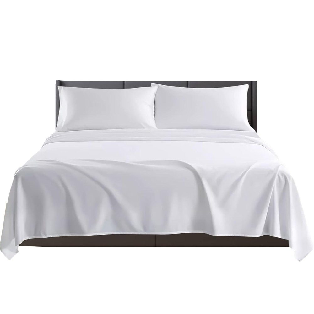White Egyptian Cotton Flat Sheet