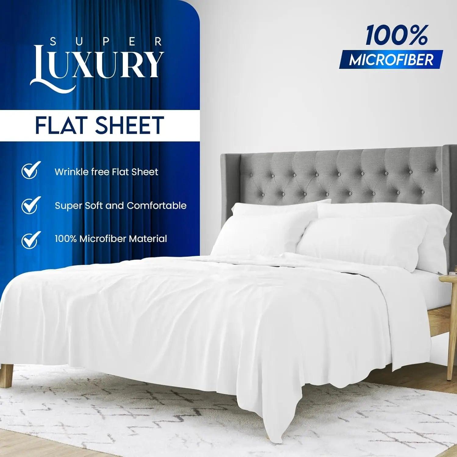Brushed Microfibre Flat Sheet – Single