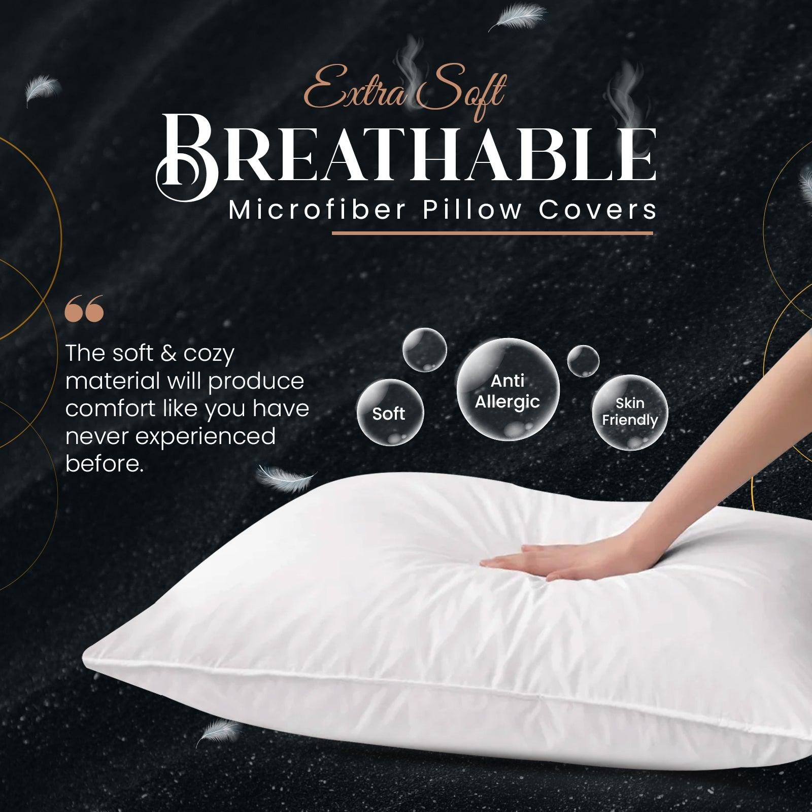 Microfibre Pillowcases (Pack of 4) – Pack of 4