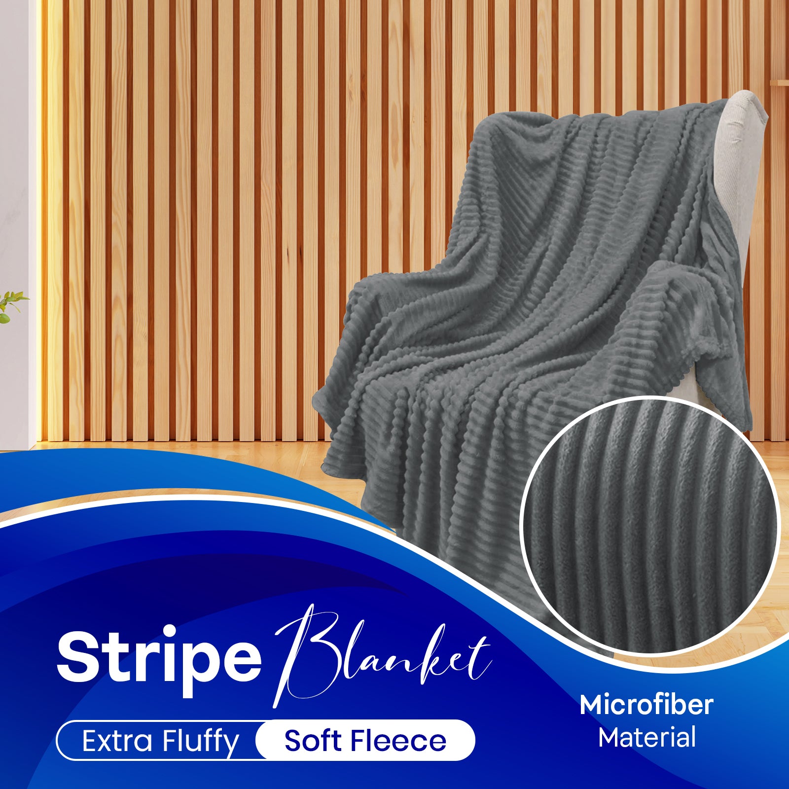 Soft Fleece Throw – 125 x 150cm