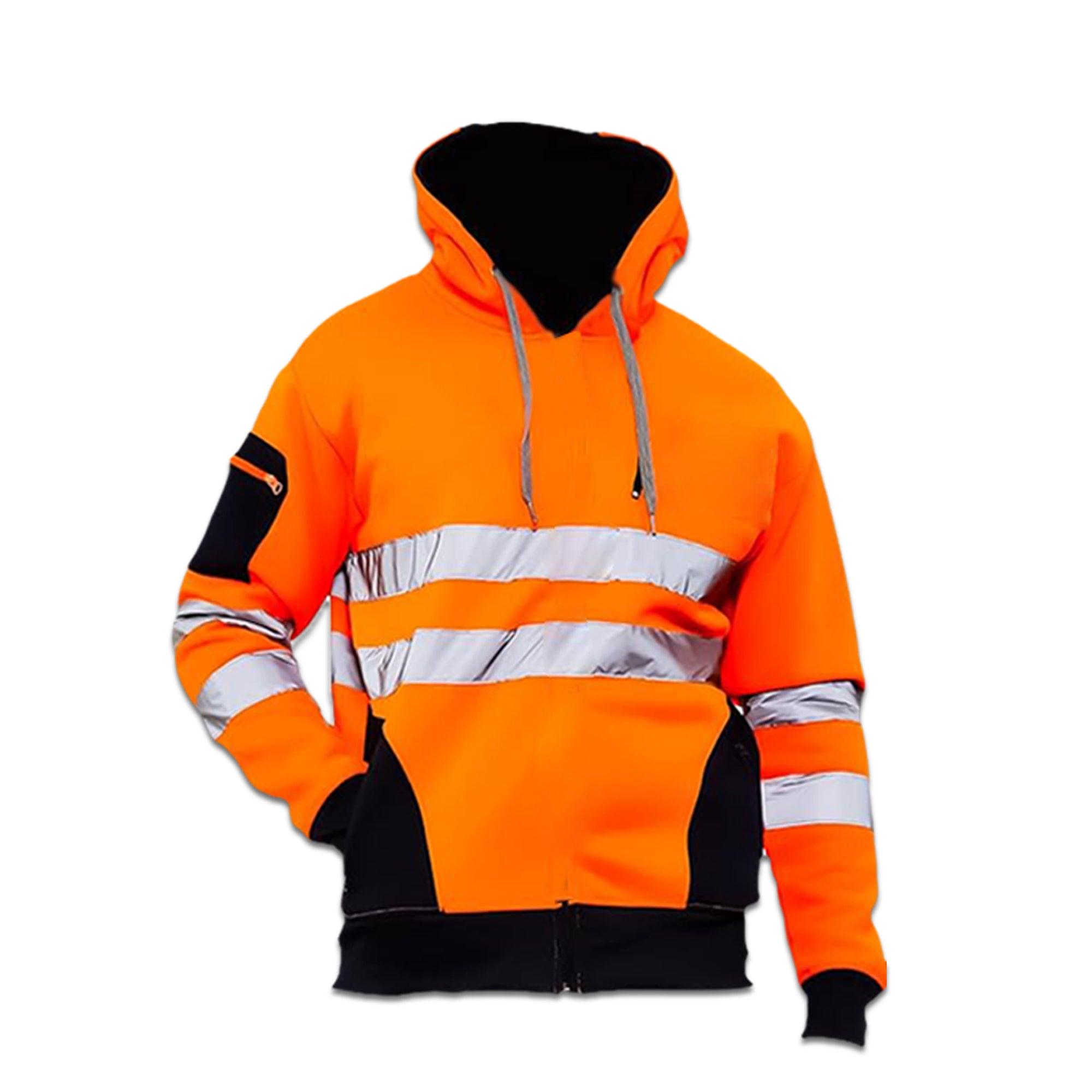 Hi-Vis Pullover Hoodie – S